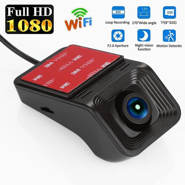 

xiao in portable hidden car dvr camera dash cam placa de video recorder upgrade hd 1080p port g sensor wifi app mi1