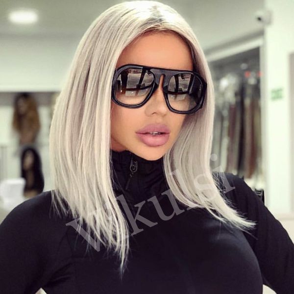 

унисекс ретро негабаритные пилотные солнцезащитные очки женщин бренд дизайнер один кусок большие солнцезащитные очки для женщин мужской черн