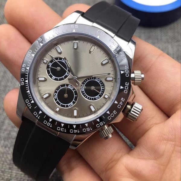 

new designer watches movement watches luxury watch master , watch, silver case, rubber strap, grey dial, discount, Slivery;brown