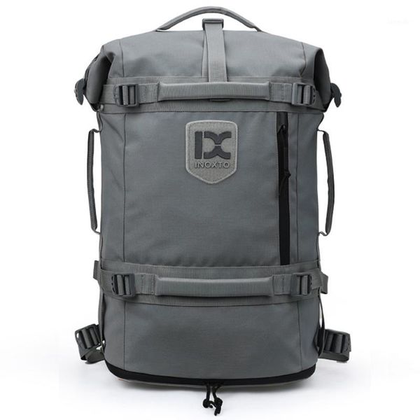 

outdoor bags men's camping backpack sport travel shoes rucksack male waterproof duffle handbag climbing hiking backpacks mochila1