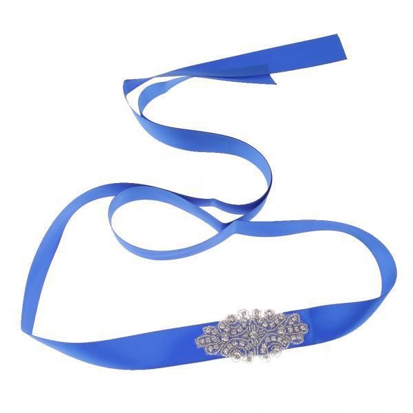 

belts women jewelry bridal wedding dress belt blue crystal sash, Black;brown