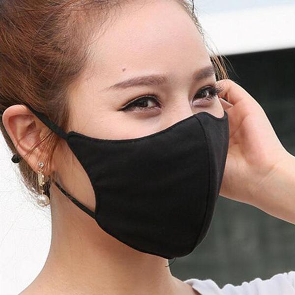 

b6jfor mouth cotton women/men face masks anti dust cycling wearing black fashion mouth-muffle