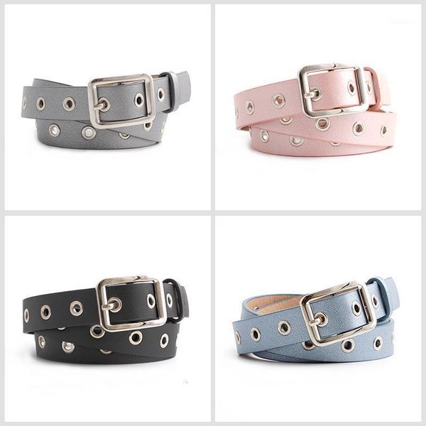 

2020 fashion women waist belt hollow rivets pu leather strap womens slim waistband female ladies accessories for jeans pants1, Black;brown