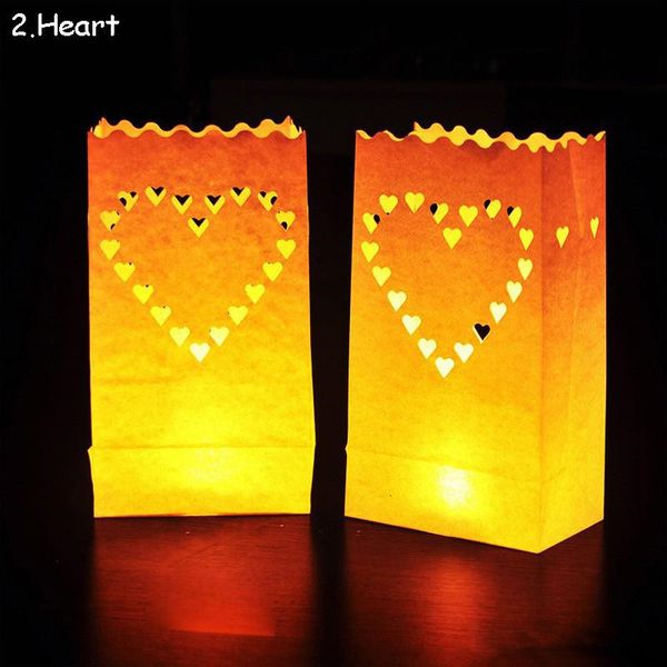

diy manual paper lantern bbq wedding party festival decoration bag with candle 15 9 * 26cm dhl free