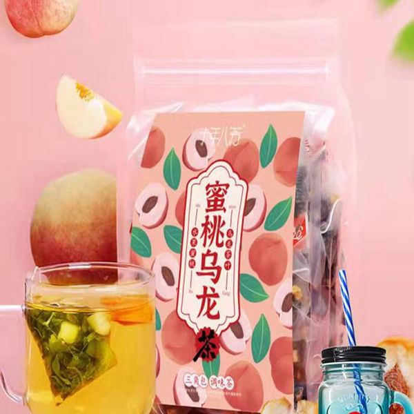 

peach oolong tea triangle flavored tea 3g/small bag