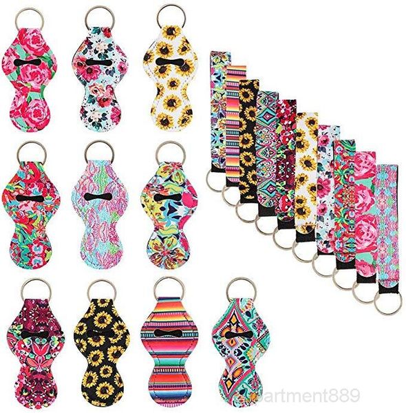 

lipstick protective cases cover portable balm holders with neoprene wristlet lanyards dhc833