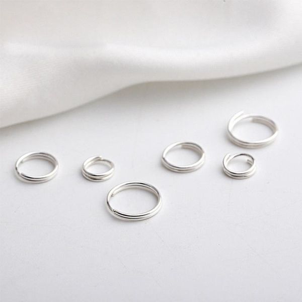 

charm women 925 sterling silver hoop earring round circle loop gifts simple earrings brincos de prata prevent allergy, Golden