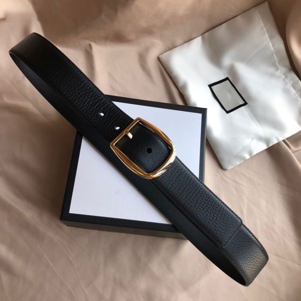 

mens belt belts for men designer new black genuine leather with pin buckle men belt with box men designers belts women belts designer belts, Black;brown