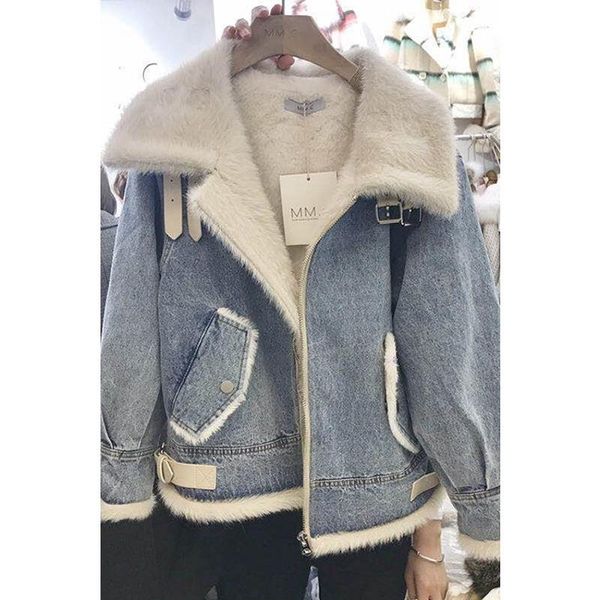 

warm bomber women's winter jacket coat female jeans jacket basic ladies windbreaker denim jackets overcoat plus size, Black;brown