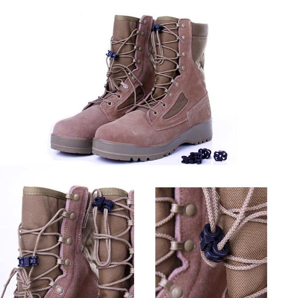 

outdoor shoelace shoe lace buckle ser rope survive cord clip clamp paracord lock camp hike wmtmbh yycolor