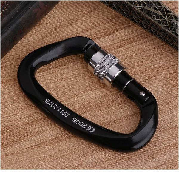 

25kn carabiner buckle aluminum alloy hook climbing camping outdoor survival tool 'zt 25kn c qylzzy