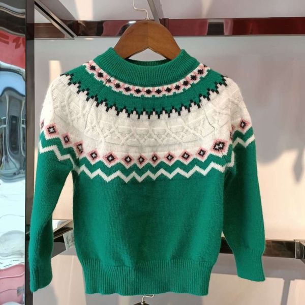 

girls' sweater new in autumn and winter, Blue
