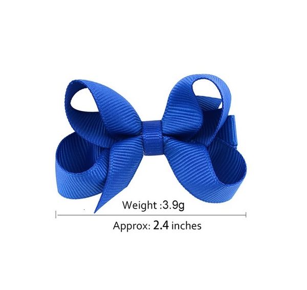 

inch fashion mix color headbands children 2.4 bow boutique popular baby girls clip kids hair accessories hairpin 645