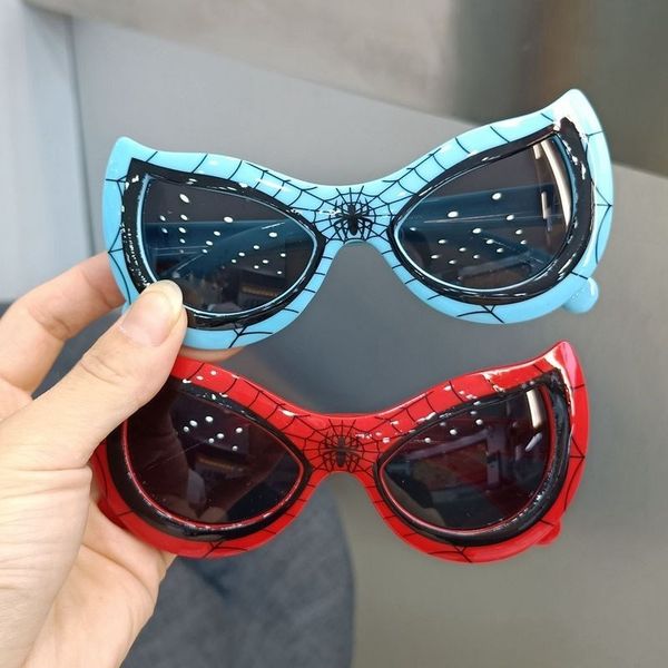 

personality fashion boy spider man sunglasses uv proof children's glasses cartoon shading