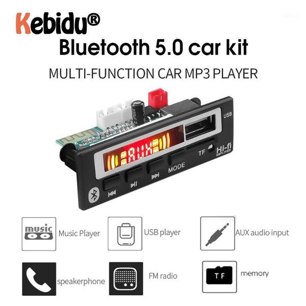 

mp3 module bluetooth5.0 mp3 wma wav decoder board 5v 12v wireless audio module color screen usb tf fm radio for car accessories1