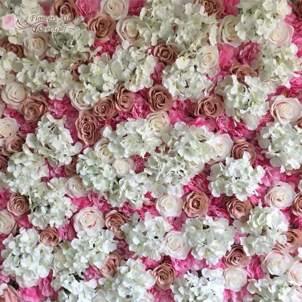 

decorative flowers & wreaths artificial flower wall 3d fake with austin rose use for wedding background decoration