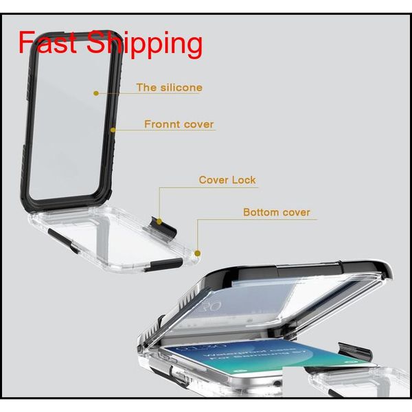 

waterproof case luxury for iphone 7 8 6 hybrid swimming dive water shock proof cover outdoor phone cases skiing fo qylcka yhshop2010