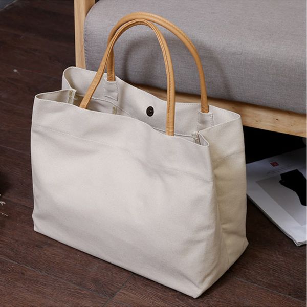

2019 new women canvas tote bag fashion korean cloth reusable shopping bag leisure shoulder large capacity eco shopper bags t200110