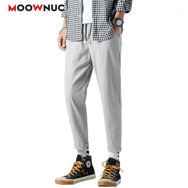 

men's pants ankle-length sweatpant trousers hombre streetwear men's male joggers 2021 casual spring fit fashion hip hop moownuc1, Black