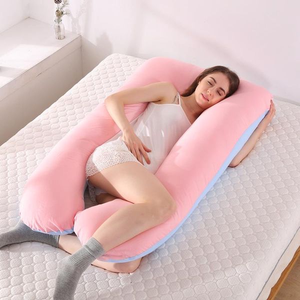 

autogood pillow sleeping support for pregnant women body cotton pillowcase u shape maternity pillows pregnancy side sleepers bedding