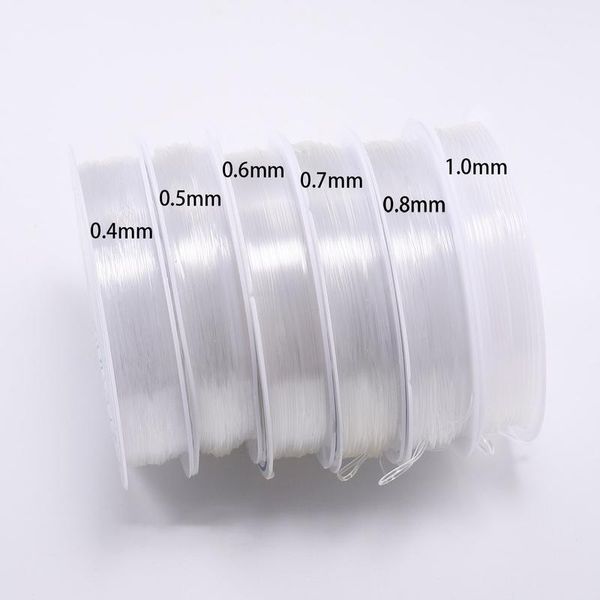 

strong stretchy crystal elastic beading line cord thread string for diy necklace bracelet jewelry making bbyraw, White;red