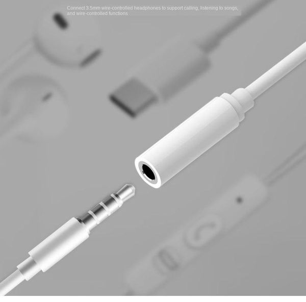 

1pc usb type c to 3.5mm earphone headphone cable adapter conversion line for huawei type c for xiaomi smartphone accessory
