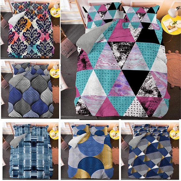 

bohemian bedding irregular geometry set luxury comforter bed s 3d king  size