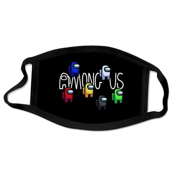 

designer reusable among face game adults kids party dustproof outdoor sports cycling cotton mouth mask multi 3d printings us stock