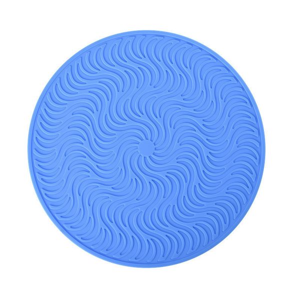 

new} нескользящий держатель круглого диаграмма 20см столик горшок placemat 8 цветных силиконовых кружка coaster dha33