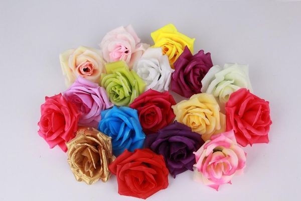 

wholesale new 40x40cm artificial silk rose wedding car decoration heart shaped door wreaths lovely wedding door decoration