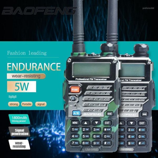 

walkie talkie baofeng uv-5re 3800mah 10 km tri power dual band uv5re ham radio km1