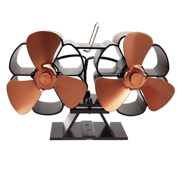

double stove fan for fireplace wood log burner twin heat powered eco fan fireplace thermal power
