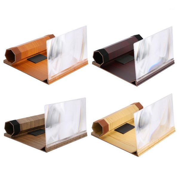 

cell phone mounts & holders alloyseed 12 inch log mobile 3d hd screen stereoscopic magnifying glass folding enlarger bracket1