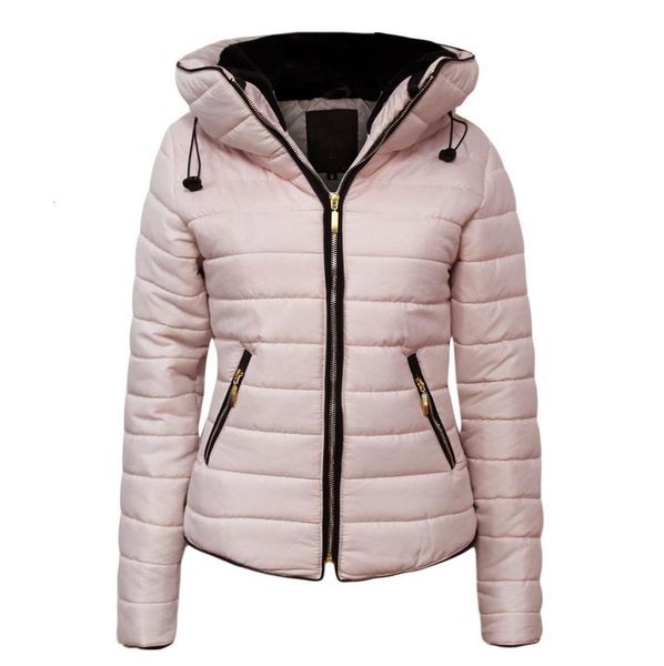 

fashion women bubble coats solid hooded oversized short jackets winter autumn clothing female puffer jacket parkas mujer, Black