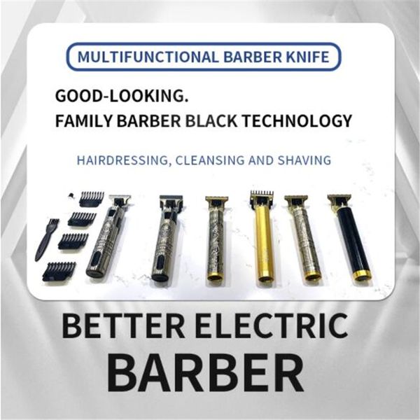 Heißer 1Set Haar Clipper T-typ Cutter rasierer für männer elektrische rasierer haar trimmer ohr, bart, augenbraue, gesicht rasieren maschine