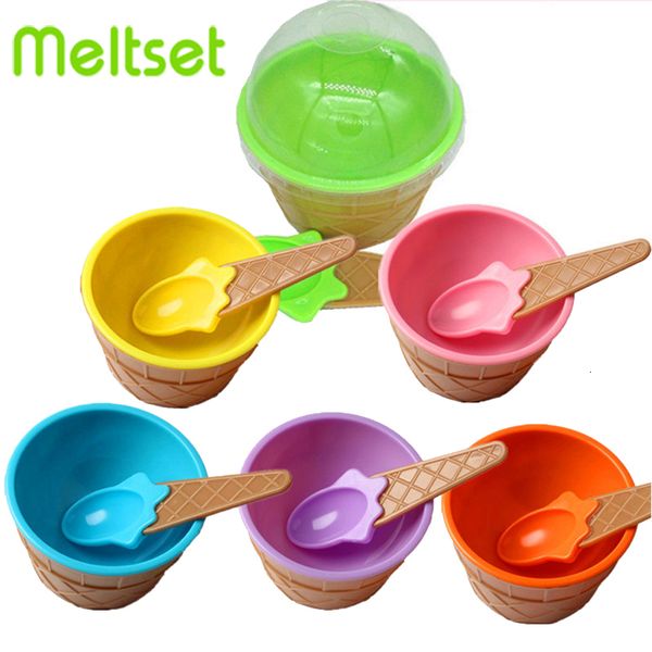 

with lepel cute children come dessert kids diy tool cake ice cream mustard food containers cups