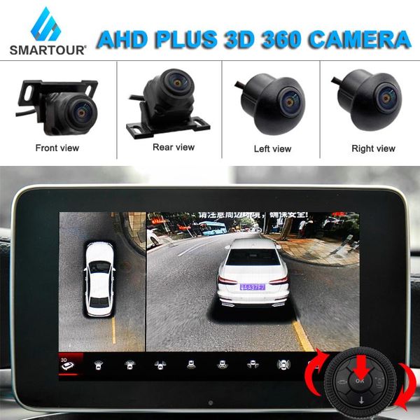 

car dvr dvrs recorder surround view monitoring system bird panorama with rear front left right side camera ahd 3d 360 degrees