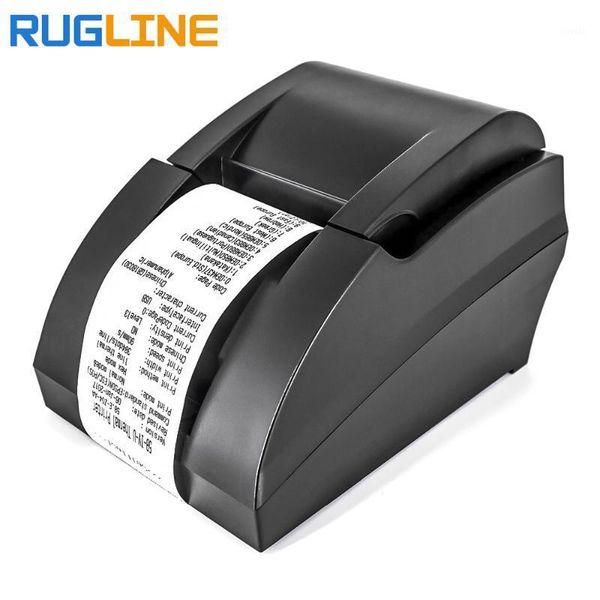 

printers mini 58mm usb port black / white printer receipt thermal built in power light for supermarket bill1
