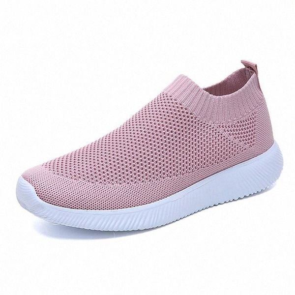 

women shoes ultralight women flats slip on white sneakers zapatos mujer breathable mesh flat shoes causal footwear female #lw2c, Black