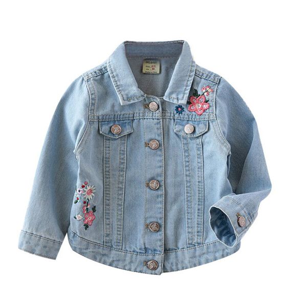 Benemaker Autunno Bambini Jeans Giacche Neonata per giacca a vento Primavera Cappotto di jeans Vestiti Giacca per adolescenti Ragazza Capispalla per bambini YJ044 201106