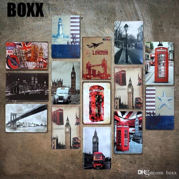 

2020 london tin sign bar pub home wall decor retro metal art poster hot