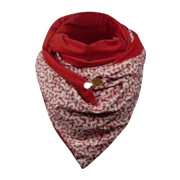 

40# fashion women point printing scarf fashion retro female multi-purpose shawl scarf windproof and sunscreen balaclava, Black