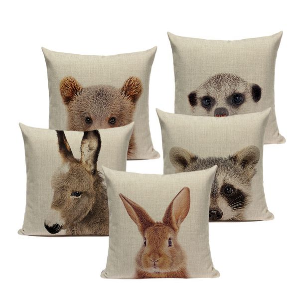 

custom cushion cover textile sofa car decor pillow 45cmx45cm square sofa home car decorative printing pillowcases
