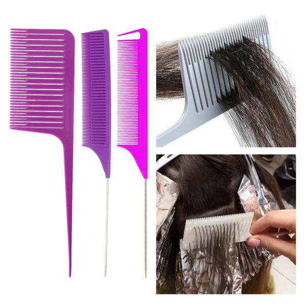 

3 штуки профессиональные ткацкие подсветки для волосяных волос раскраски, Silver