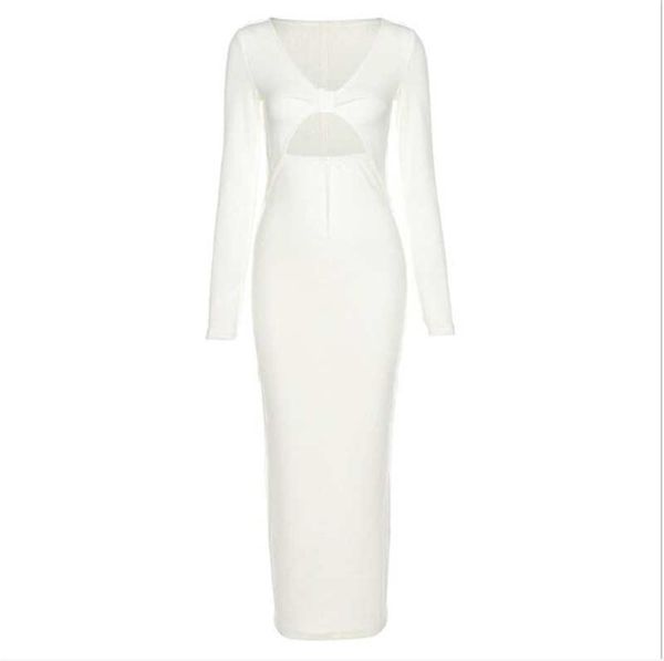 

20 autumn and winter new fleece v-neck long-sleeved fake two-piece slim dress european and american fashion party protagonist, Black;gray