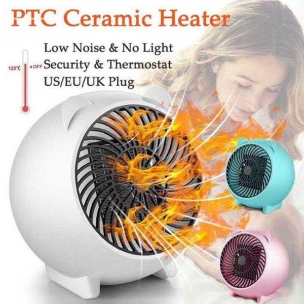 

new cartoon mini heaters of 2020 mini heaters table small electric household electric blue dropshipping