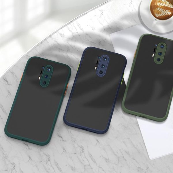 

ультратонкий гибридный простой матовый pc телефонный чехол для oneplus 8 7t 7 pro 6t 6 5t 5 силиконовый бампер матовое покрытие wmtnab dh_ni