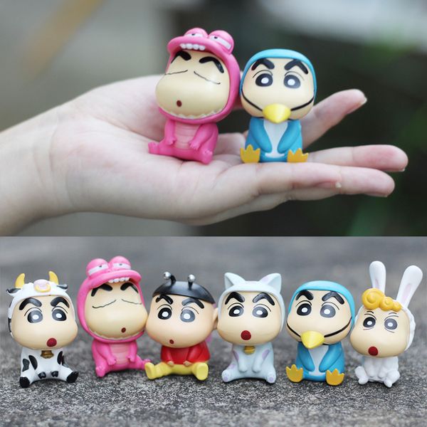 

hyfrdfcrayon little new peripheral ornament hand made blind box toy small gift car cartoon deskdollgdr, Silver