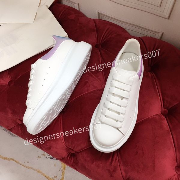 

mens leather lace up platform oversized sole sneakers white black casual hc191001