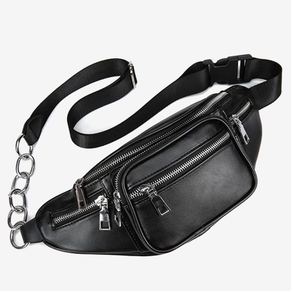 

waist bags women cross-border pockets bag multifunction men fashion leather phone backpack small belt female shoulder
